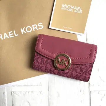 새상품 마이클코어스 MICHEAL KORS 핑크 키케이스