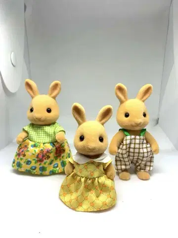 실바니아 써니 토끼 3개 세트 레어 구하기 어려운 상품
