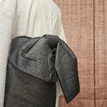 간단하고 쉬운 반짝이는 매듭 오비, 블랙 라메