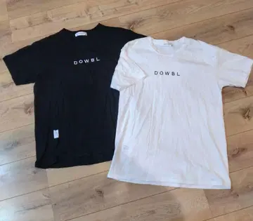 DOWBL 티셔츠 2장 세트 L