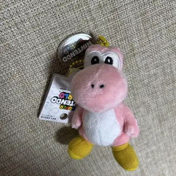 USJ 마리오 봉제 인형 키링 요시 핑크