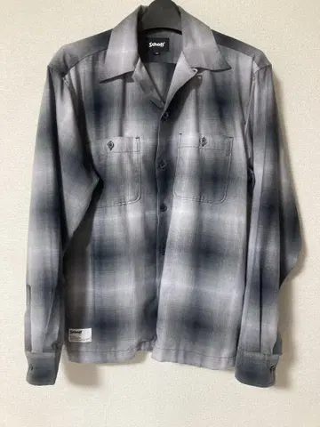 Schott/샷/OMBRE LS SHIRT/옴브레 체크 셔츠