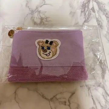 러브러리 바이 페이러 올드 테디 걸 와펜 파우치 펄 퍼플