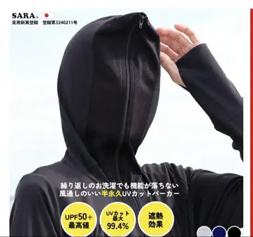 지퍼를 닫아도 보입니다! 절대 타지 않는 SARA 퍼펙트 후드티