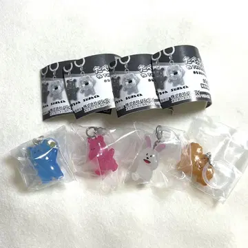 타베코 동물 메지루시 액세서리 토끼, 하마, 코끼리
