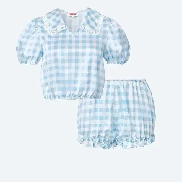 【SHUSHU TONG x HAUS NOWHERE】Sleeveless Pajama Blue Check Haus Nowhere | KREAM