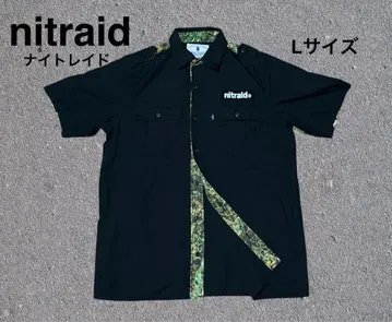 nitraid 나이트레이드 일본제 리얼 위드 대마 반팔 워크 셔츠