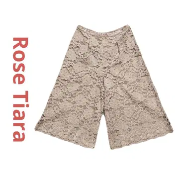 새상품급 Rose Tiara 로즈 티아라 레이스 팬츠 큐롯 42 L