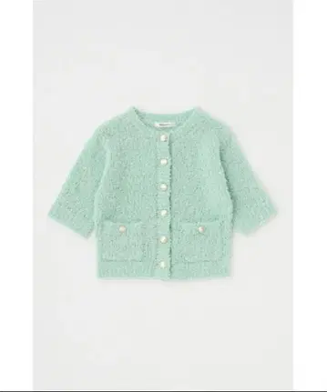 TAPE YARN KNIT 가디건 moussy 반팔
