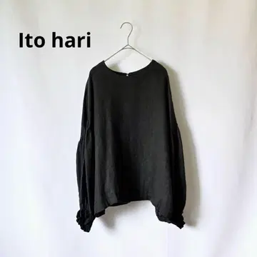 Ito hari 이토하리 소매 프릴 린넨 블라우스 풀오버