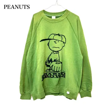 빈티지 피넛 맨투맨 찰리 브라운 스누피 PEANUTS