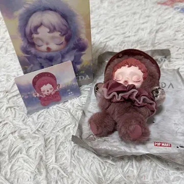 POP MART 스컬 PANDA 빨간색
