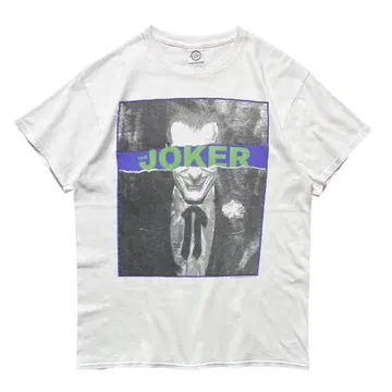 JOKER BATMAN 조커 배트맨 반팔 티셔츠 화이트