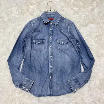 레드카드 데님 셔츠 데님 셔츠 SH545