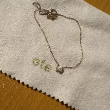 ete 실버 다이아몬드 팔찌