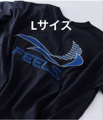 feels. 우에스기 슈헤이 스티치 티셔츠 L 사이즈 블랙 검정 유니섹스