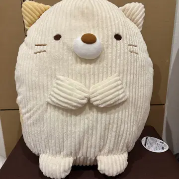 스미코구라시 코듀로이 봉제 인형 XL 프리미엄 고양이