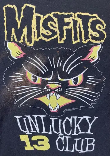 Misfits Unlucky 13 Club 티셔츠