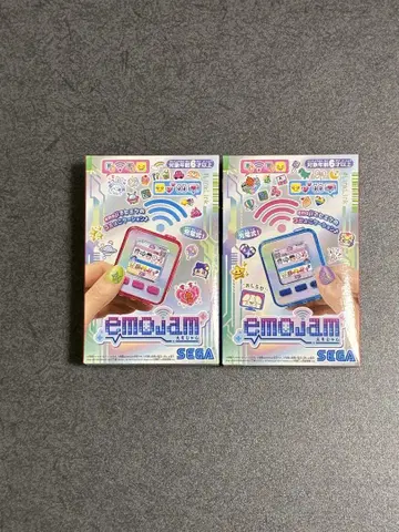 세가 페이브 emojam 에모잼 핑크 블루 2개 세트 미개봉 새상품