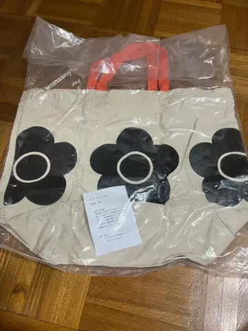 Biop 꽃무늬 에코백 베이지