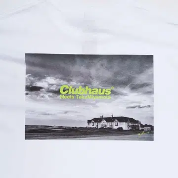 클럽하우스 CLUBHAUS Photo 티셔츠 Neon Yellow L