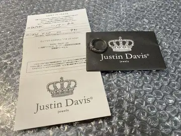Justin Davis 블랙 오닉스 반지 14호 SRJ435 14호