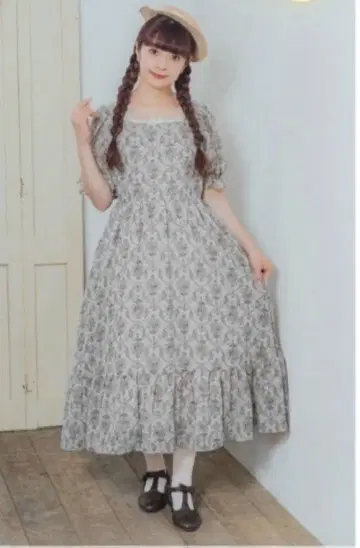 아오키 미사코 시마무라 원피스 L 사이즈