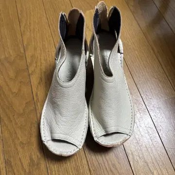 히나데이 그린 통굽 웨지 샌들 S