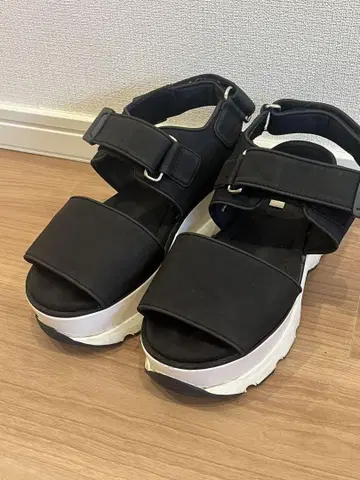 SNIDEL 스포츠 샌들 블랙 L 사이즈