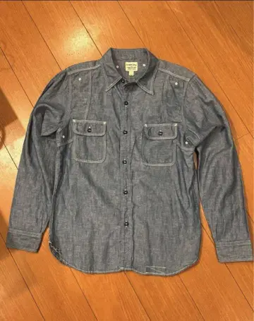 PHERROW'S 페로우즈 샴브레이 셔츠 770WS XL 사이즈