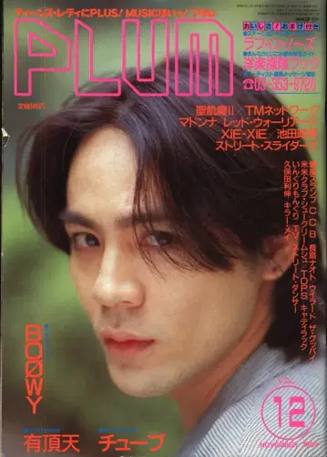 월간 록킨 f 별책 PLUM 플럼 1986년 11월호 12