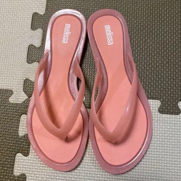 멜리사 핑크 플랫 샌들 23cm 새상품