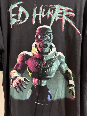 90s iron maiden 밴딩 티셔츠 초레어 XL