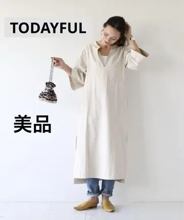 새상품급 TODAYFUL 투데이풀 [코튼 린넨 원피스] 롱 기장