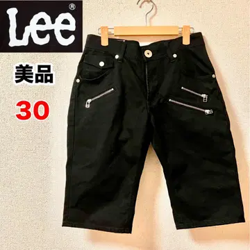 새상품급 Lee 리 하프 숏 팬츠 블랙 검정 사이즈 30 Y2K