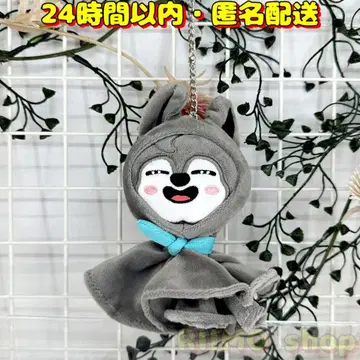 SKZOO 울프짱 봉제 인형 테루테루보즈 키링 반짱