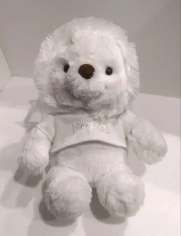 디즈니 스토어 곰돌이 푸 봉제 인형 올 화이트 화이트 푸우