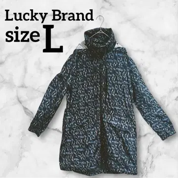 Lucky Brand 럭키 브랜드 [L] 마운틴 후드티 레오파드 무늬