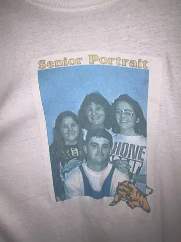 senior portrait 티셔츠 싱글 스티치