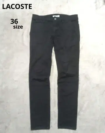 LACOSTE 라코스테 블랙 블랙 데님 36 M 사이즈