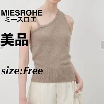 새상품급 MIESROHE 미에스로에 원숄더 니트탑