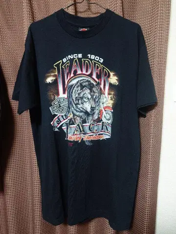 90s 할리 T 3D EMBLEM 빈티지 울프 디자인