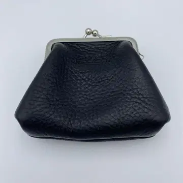 CALEE 칼리 가마구치 지갑 코인 케이스 가죽 블랙 새상품급