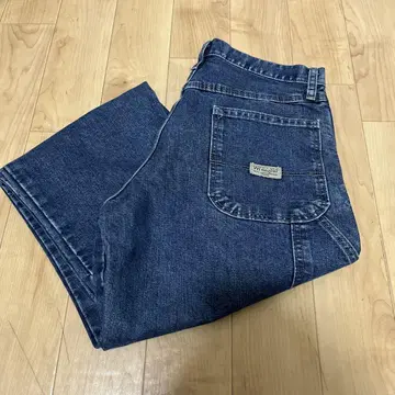wrangler 데님 팬츠 인디고 페인터 팬츠