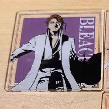 BLEACH WORLD 아크릴 코스터 네이비 나염