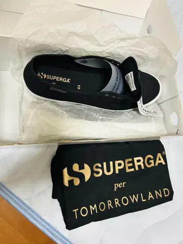 SUPERGA 샌들 블랙 사이즈 44