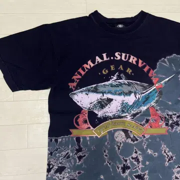 USA제 factory art were 티셔츠 상어 shark 아트