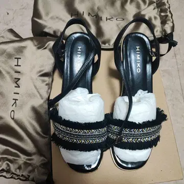 히메코 새상품 뮬 샌들