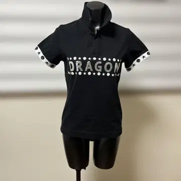 Dance With Dragon 블랙 셔츠 사이즈 2