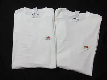 2장 Fruit of the Loom 티셔츠 MIN-NANO 티셔츠